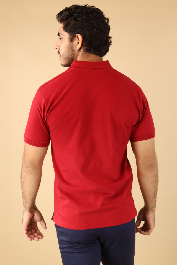 Playera Tipo Polo Muscle Fit Para Hombre Manga Corta Casual Combinada